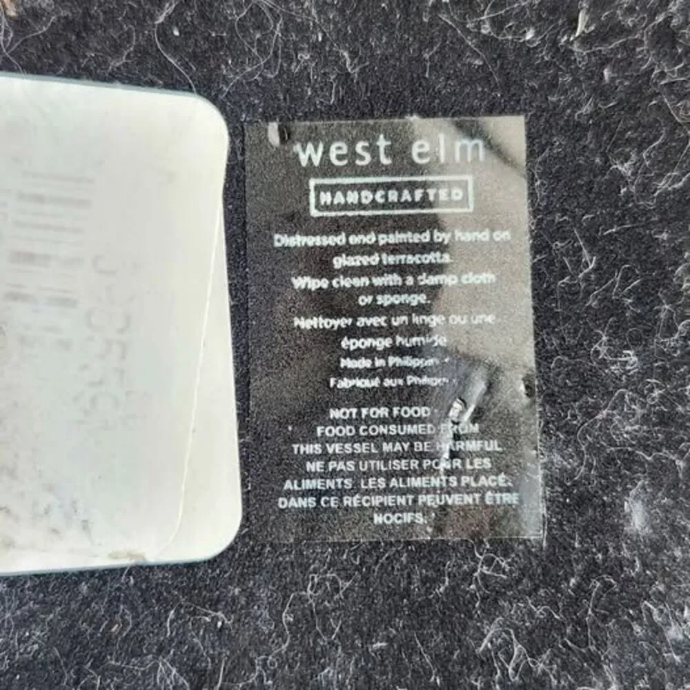 West Elm Handcrafted 10.5